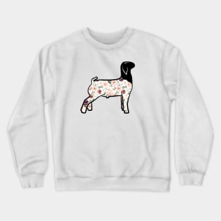 Rose Floral Market Goat - NOT FOR RESALE WITHOUT PERMISSION Crewneck Sweatshirt